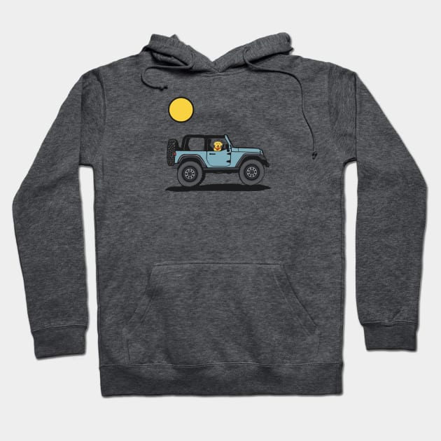 Earl Grey Wrangler with Dog Hoodie by Trent Tides